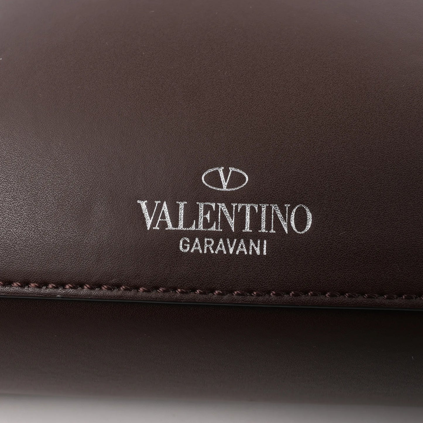 Sac à bandoulière en cuir VLTN Valentino Garavani marron