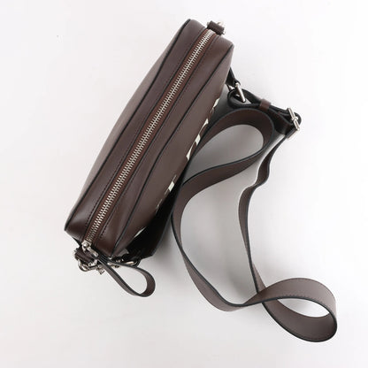 Sac à bandoulière en cuir VLTN Valentino Garavani marron