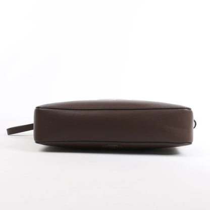 Valentino Garavani VLTN Leather Shoulder Bag in Brown