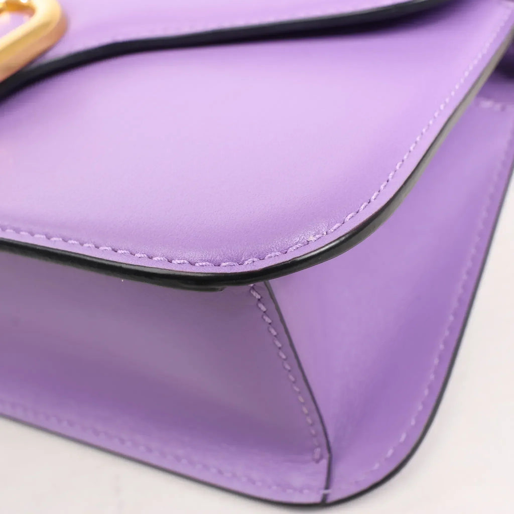 Valentino Garavani VLogo Loco 2Way Chain Handbag in Purple