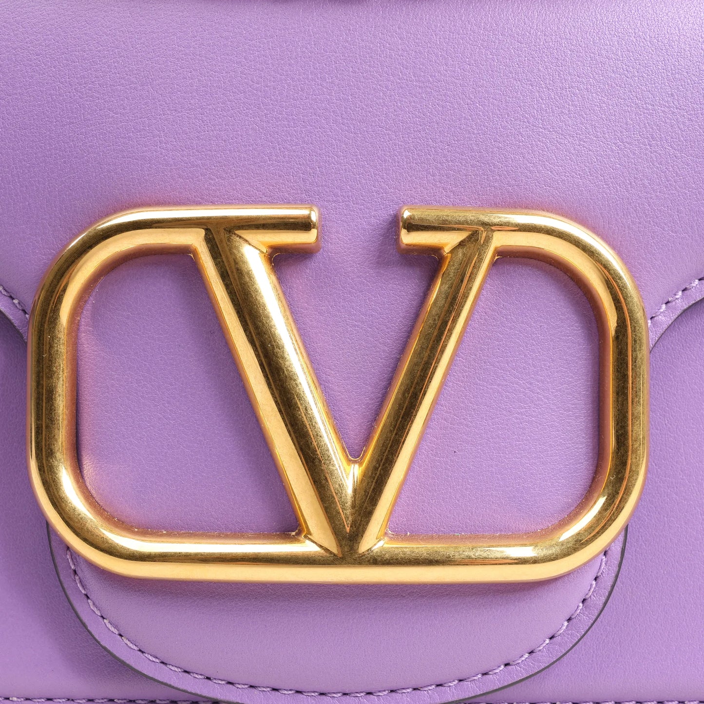 Valentino Garavani VLogo Loco 2Way Chain Handbag in Purple