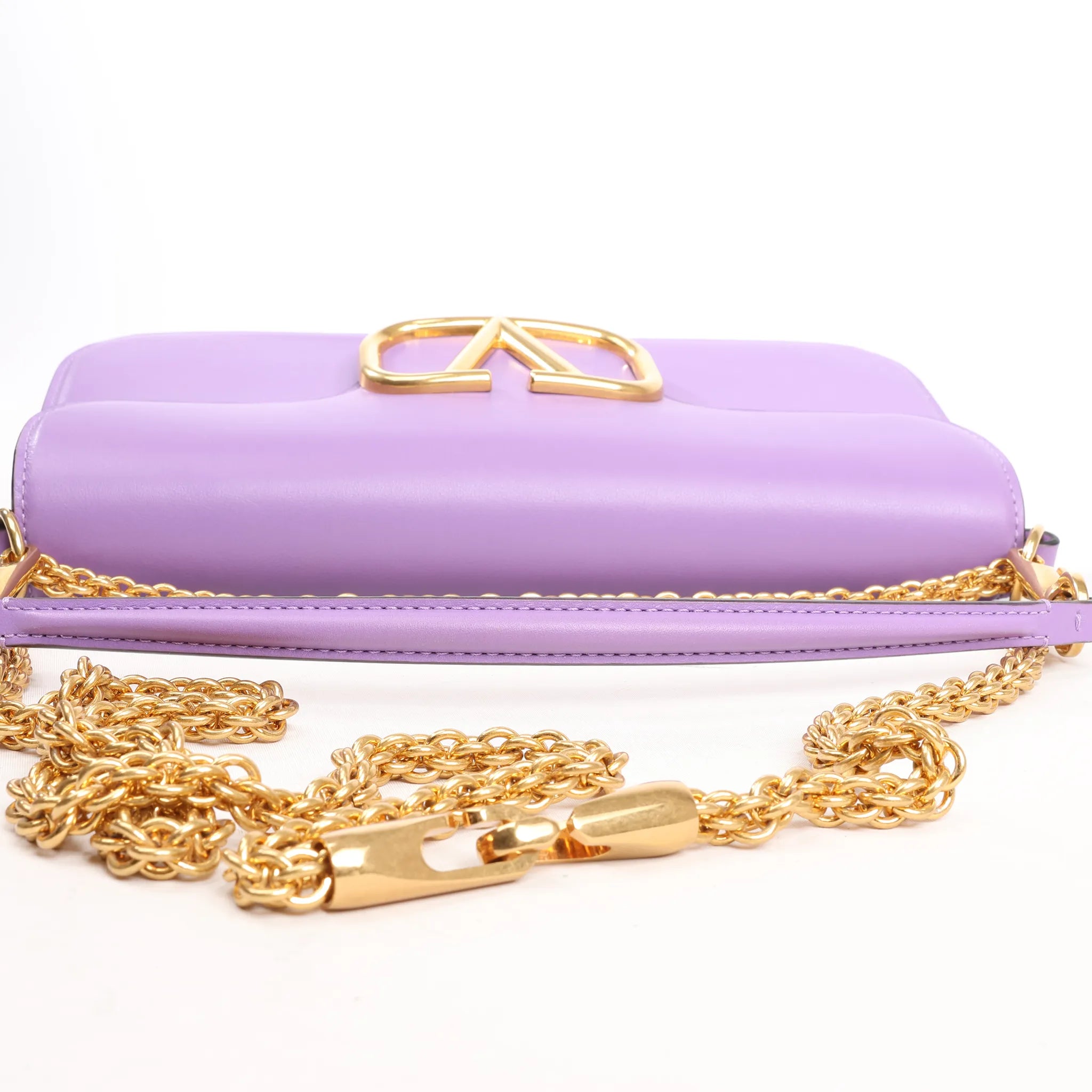 Valentino Garavani VLogo Loco 2Way Chain Handbag in Purple