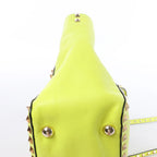 Valentino Garavani Rockstud Leather 2Way Handbag in Yellow