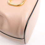 Valentino Garavani Buckets Leather 2Way Shoulder Bag in Powder Pink