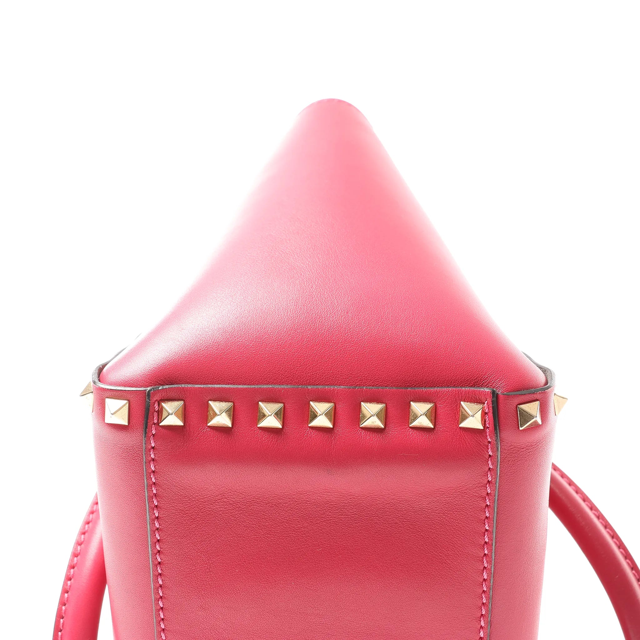 Valentino Garavani Rockstud Leather 2Way Handbag in Pink