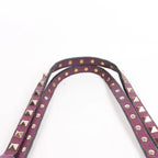 Valentino Garavani Rockstud Leather 2Way Handbag in Purple