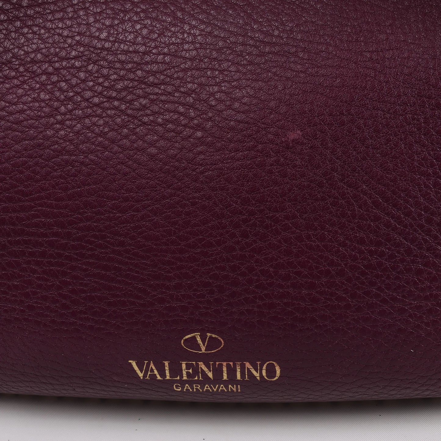 Valentino Garavani Rockstud Leather 2Way Handbag in Purple