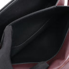 Valentino Garavani Supervee Leather Shoulder Strap in Burgundy