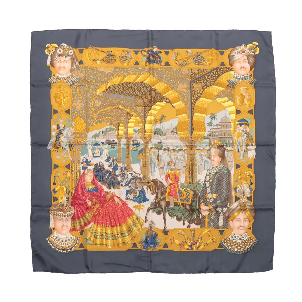 Hermès Carré 90 "Maharajas" Silk Scarf