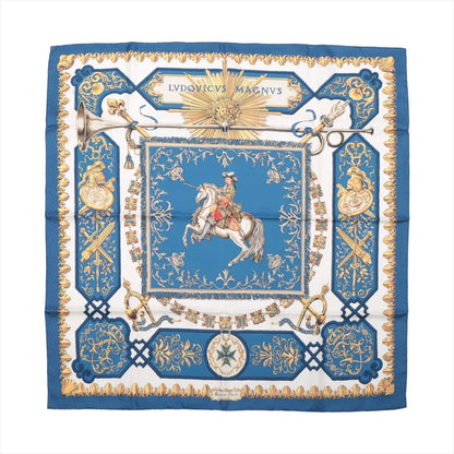 Hermès Carré 90 "LVDOVICVS MAGNVS" Silk Scarf