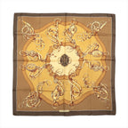 Pañuelo Hermès Carré 90 "SPRINGS" 100% seda