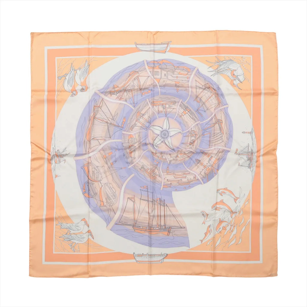 Hermès Pañuelo de Seda Carré 90 "Novias De Gala"