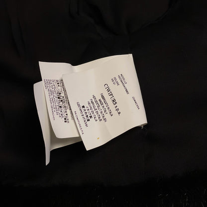 Valentino Schwarzes Nerzpelz-Capelet mit Kristallverzierungen - Elegante Abendgarderobe