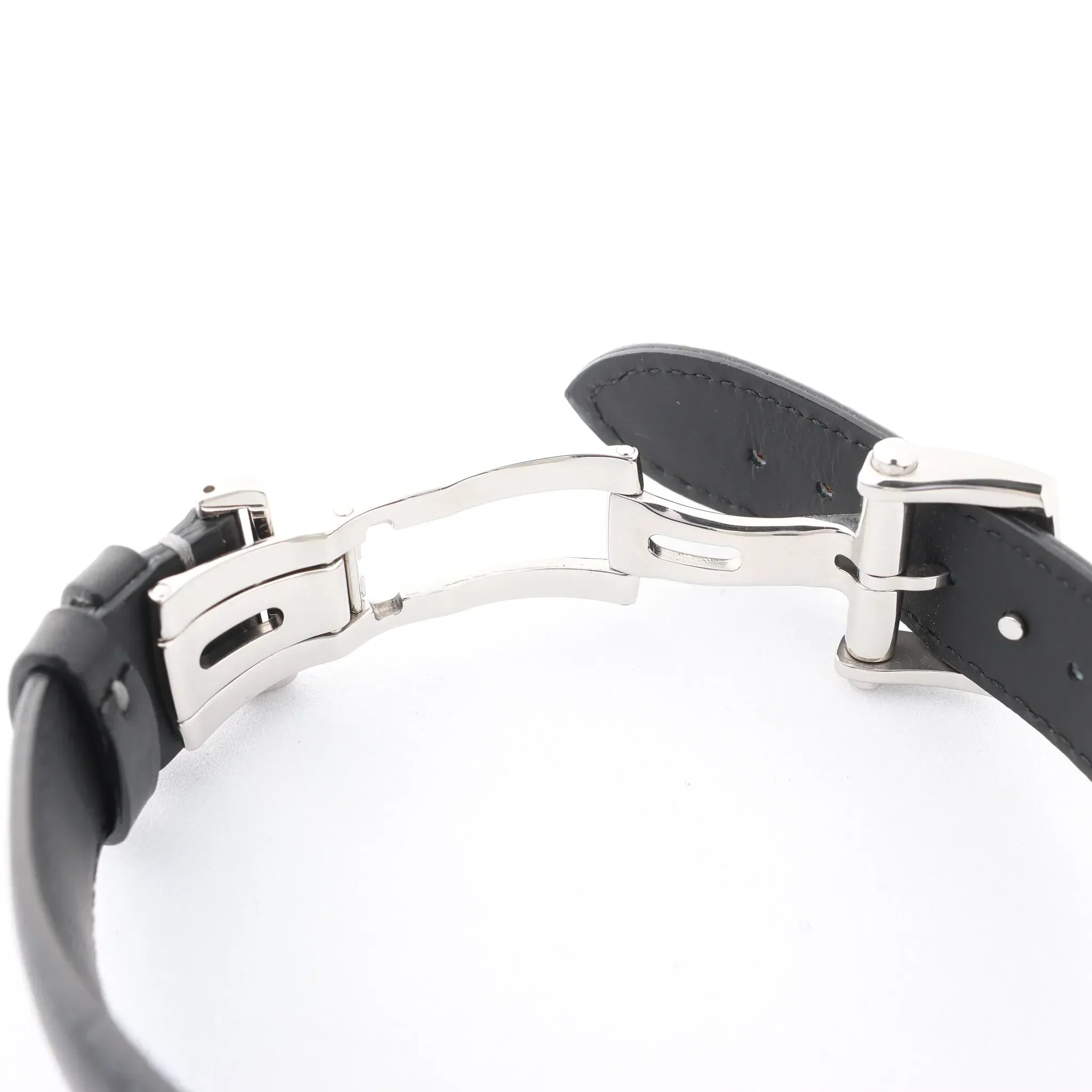 Zenith Chronometro TIPO CP-2 03.2240.4069 SS x Leather AT Watch with Black Dial