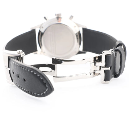 Zenith Chronometro TIPO CP-2 03.2240.4069 SS x Leather AT Watch with Black Dial