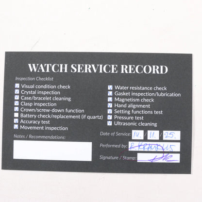 Zenith Chronometro TIPO CP-2 03.2240.4069 SS x Leather AT Watch with Black Dial