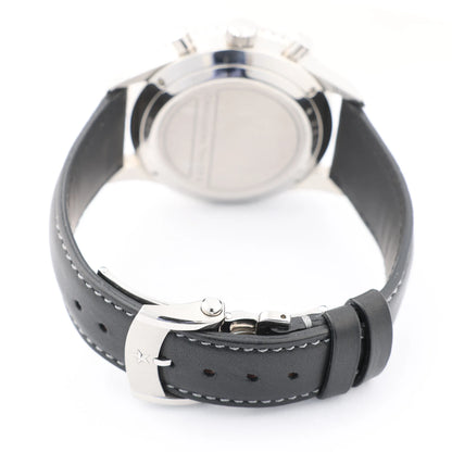 Zenith Chronometro TIPO CP-2 03.2240.4069 SS x Leather AT Watch with Black Dial