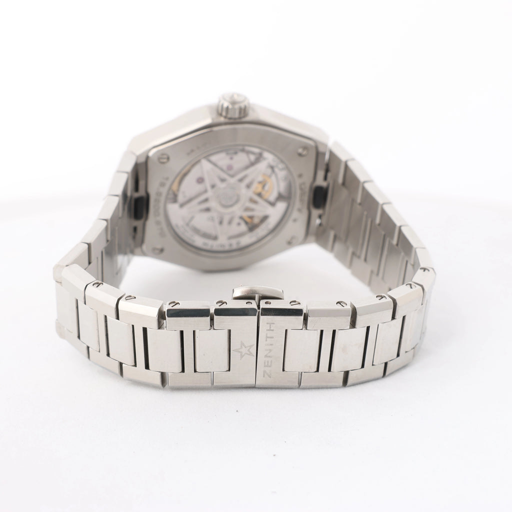 Zenith Defy Midnight 6.9200.670/03.MI001 548223 SS AT Watch with White Shell Dial