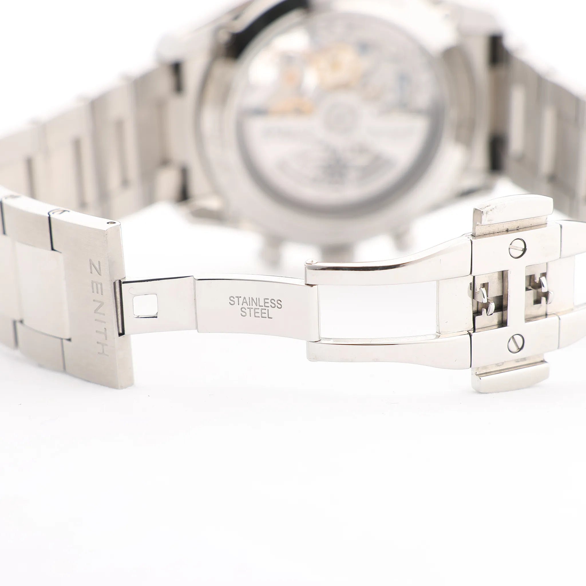 Zenith El Primero CHRONOMASTER OPEN 03.2040.4061/23.M2040 379233 SS AT Watch with Gray Dial