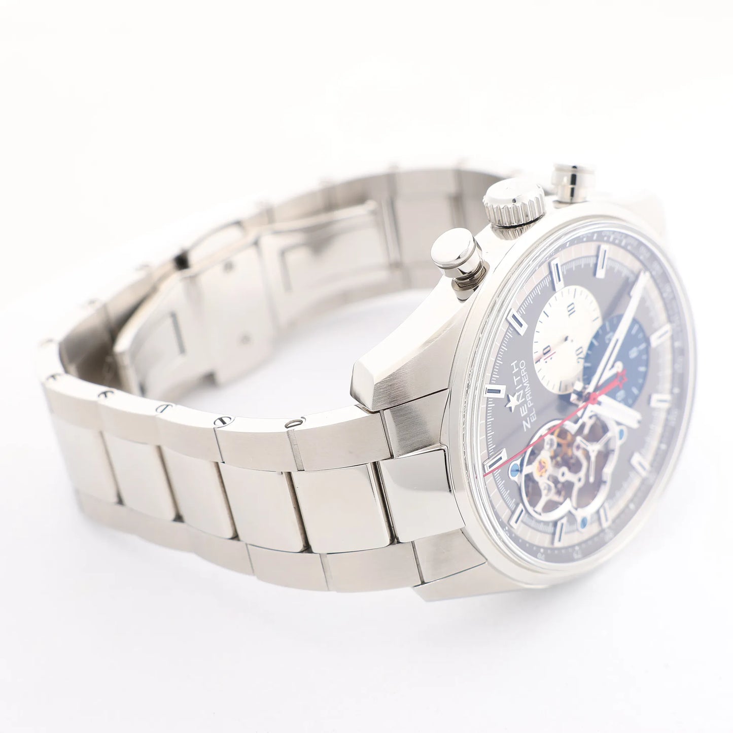 Zenith El Primero CHRONOMASTER OPEN 03.2040.4061/23.M2040 379233 SS AT Watch with Gray Dial