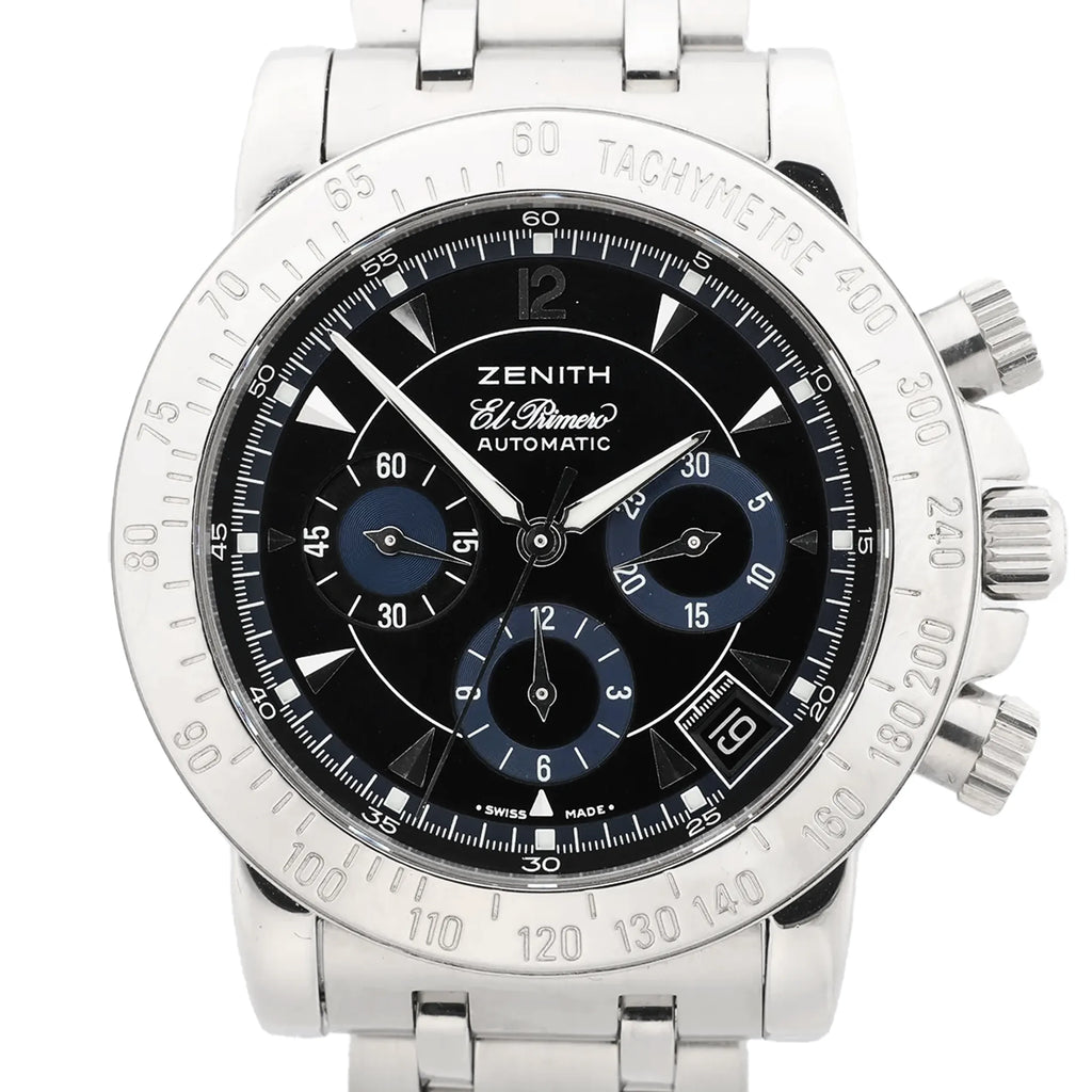 Zenith Rainbow El Primero 02.0461.400/71 SS AT Watch with Black Dial