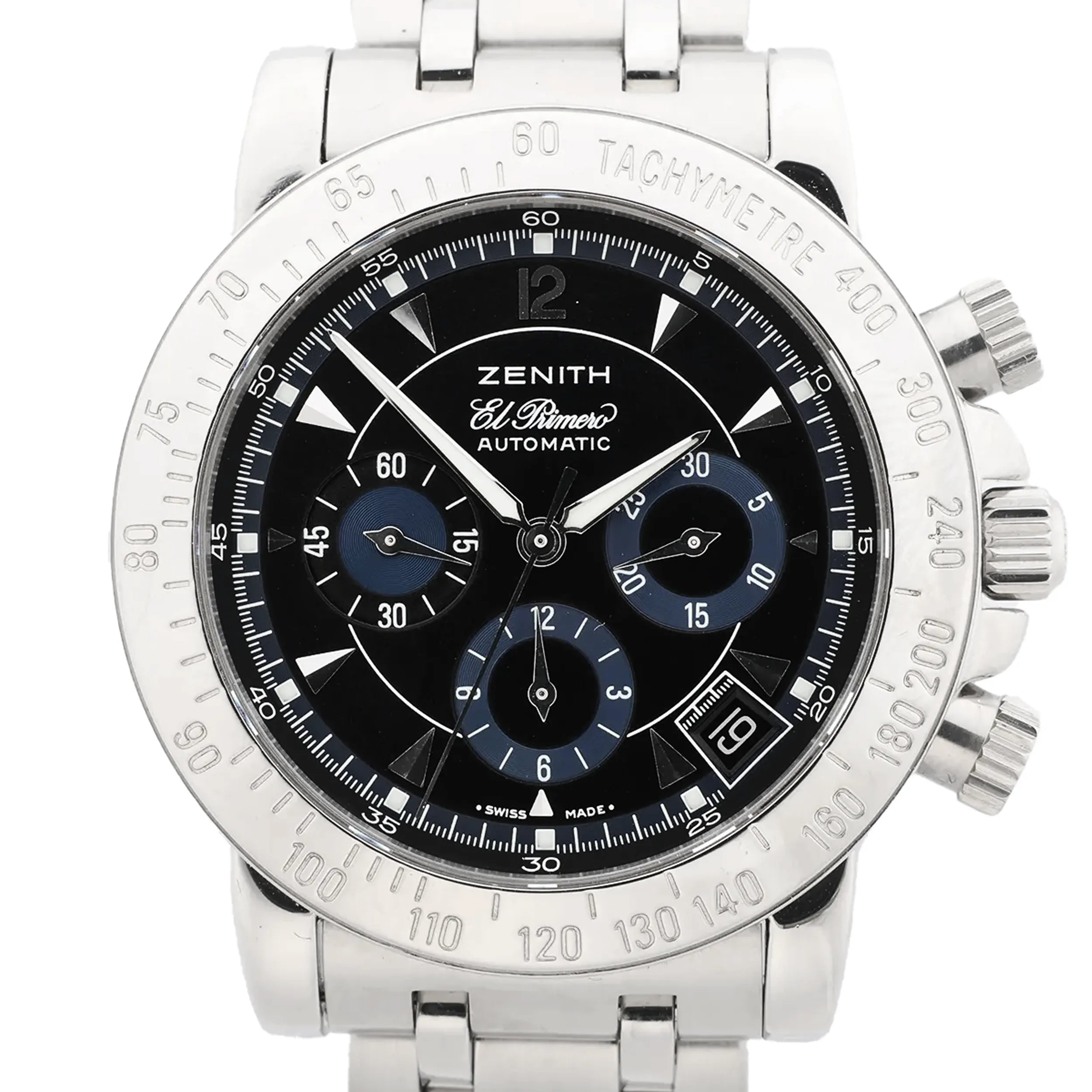 Zenith Rainbow El Primero 02.0461.400/71 SS AT Watch with Black Dial