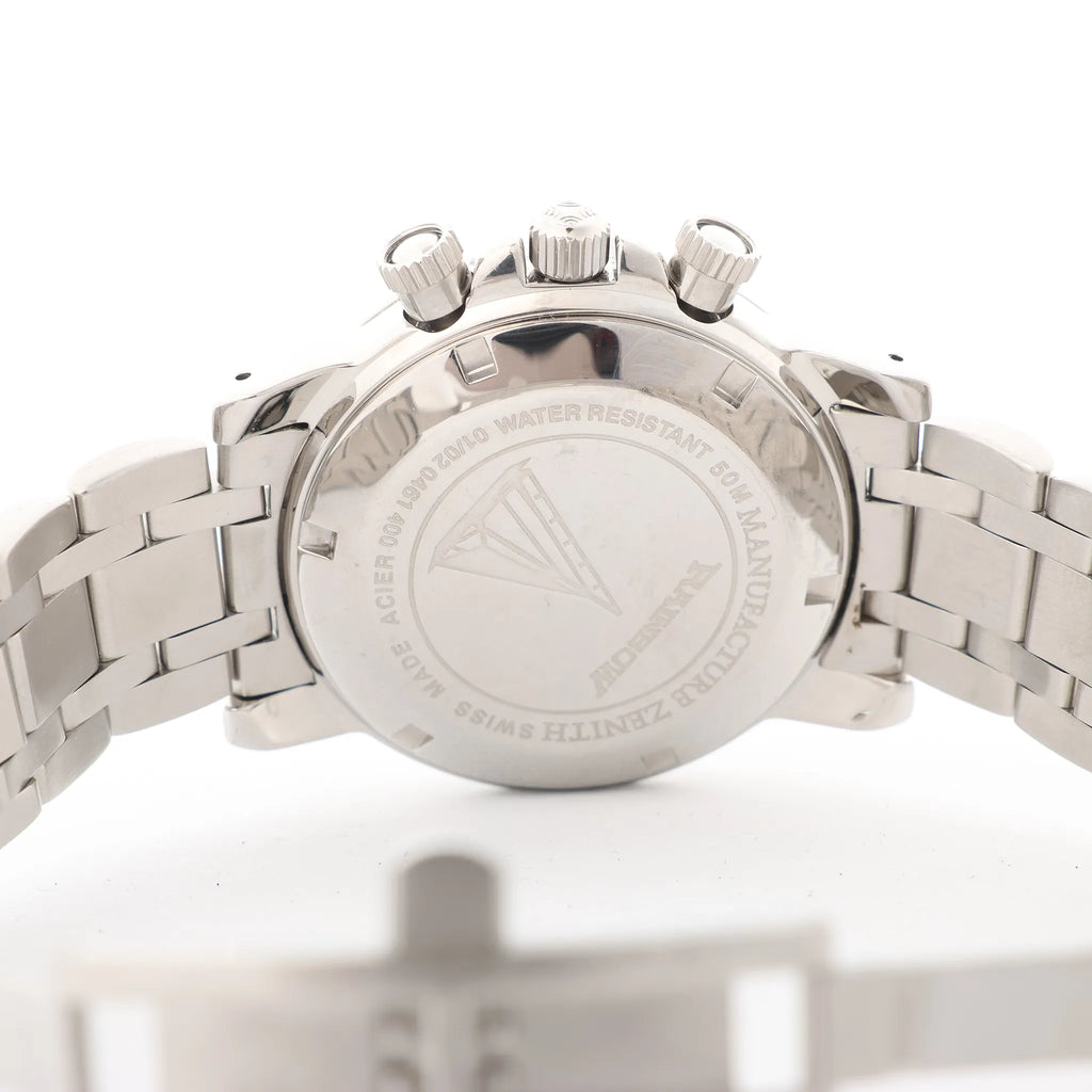 Zenith Rainbow El Primero 02.0461.400/71 SS AT Watch with Black Dial