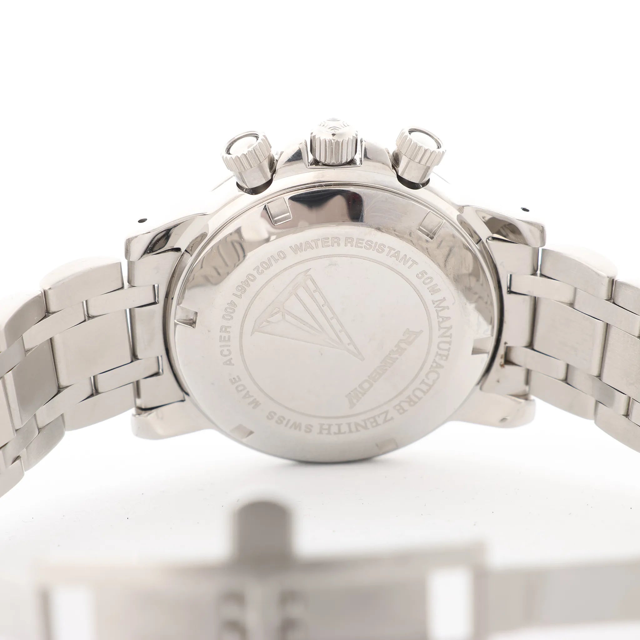 Zenith Rainbow El Primero 02.0461.400/71 SS AT Watch with Black Dial