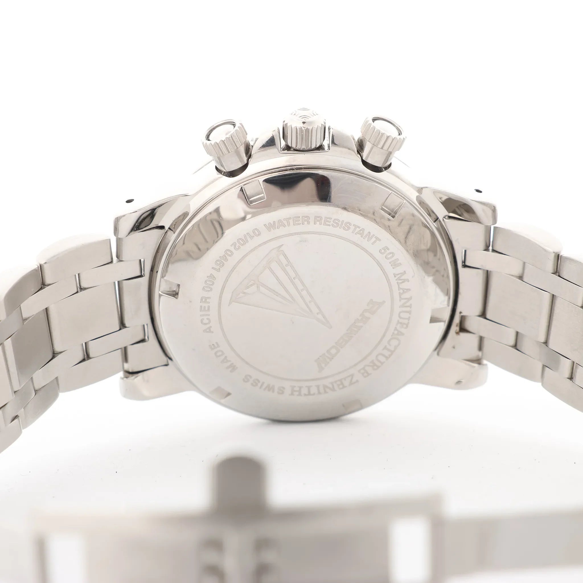 Zenith Rainbow El Primero 02.0461.400/71 SS AT Watch with Black Dial