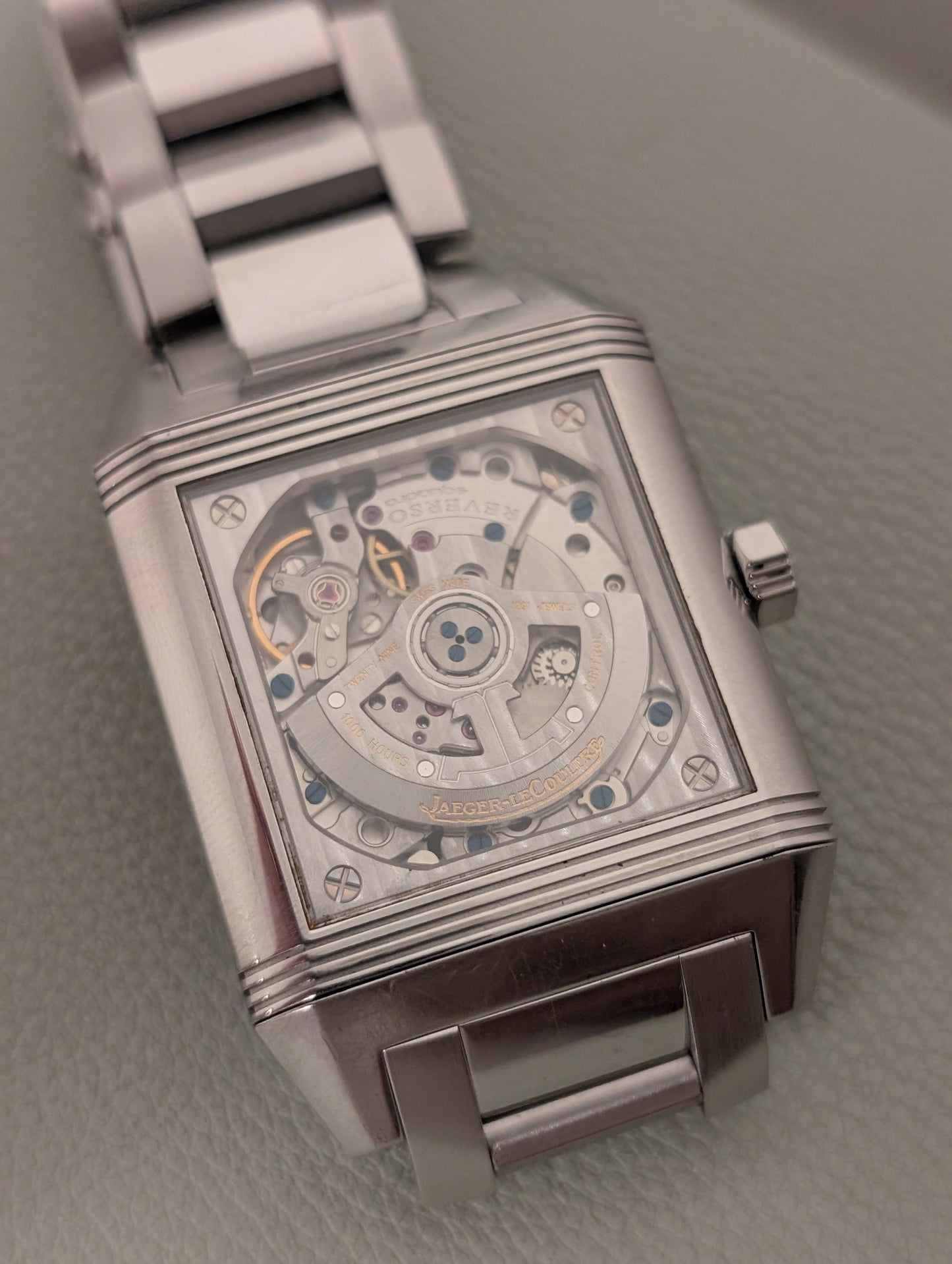 Jaeger-LeCoultre Reverso Q 7008120 SS SS AT Silver-Face Watch